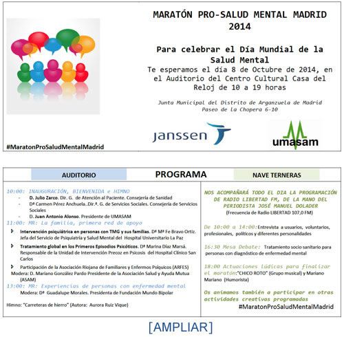 Maratón pro salud mental Madrid 2014